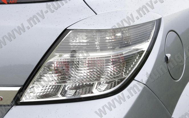 Накладки на задние фонари (реснички) для Opel Astra H/GTC (2005-2011) купить недорого с доставкой в Балахна