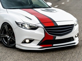 Сплиттер передний под стандартный бампер для Mazda 6 (2013-н.в.) купить недорого с доставкой в Балахна