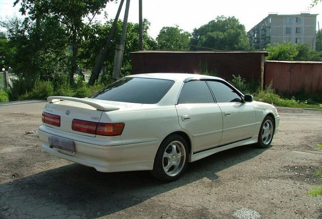 Накладка на задний бампер (сток) Toyota Mark II (100) купить недорого с доставкой в Балахна