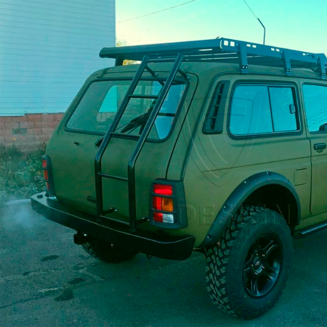 силовой задний бампер f-design fd 2.0 для L@DA 4x4 (не окрашенный) купить недорого с доставкой в Балахна
