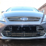 Защита радиатора "Standart" Ford Mondeo IV (2010-2014) низ с парктроником, чёрная купить недорого с доставкой в Балахна