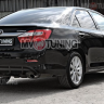 Диффузор заднего бампера var №1 (под окраску) для Toyota Camry XV50 (2012-2014) купить недорого с доставкой в Балахна
