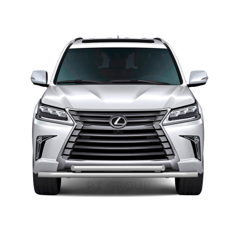 Защита переднего бампера двойная d63/63мм (НПС) LEXUS 450D (2015-н.в.) купить недорого с доставкой в Балахна