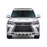 Защита переднего бампера двойная с зубьями d63/63мм (НПС) LEXUS 450D (2015-н.в.) купить недорого с доставкой в Балахна