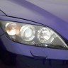 Накладки на фары (реснички) короткие var №1 для Mazda 3 Hatchback (2004-2009) купить недорого с доставкой в Балахна
