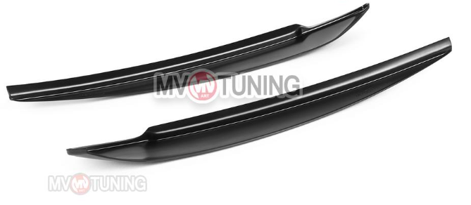 Накладки на фары (реснички) короткие var №1 для Mazda 3 Hatchback (2004-2009) купить недорого с доставкой в Балахна