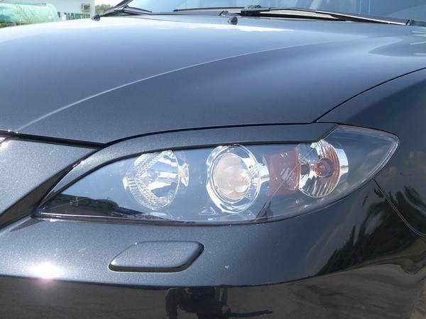 Накладки на фары (реснички) для Mazda 3 Sedan (2004-2009) купить недорого с доставкой в Балахна