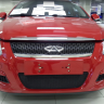 Защита радиатора "Standart" Chery M11 (2010-2016) чёрная купить недорого с доставкой в Балахна