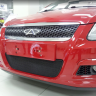 Защита радиатора "Standart" Chery M11 (2010-2016) чёрная купить недорого с доставкой в Балахна
