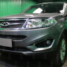 Защита радиатора "Standart" Chery Tiggo 5 (2014-2016) низ, чёрная купить недорого с доставкой в Балахна